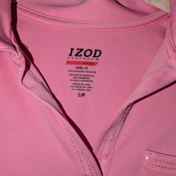 Izod Pink Muscle Tee for Women - Picture 2 of 4